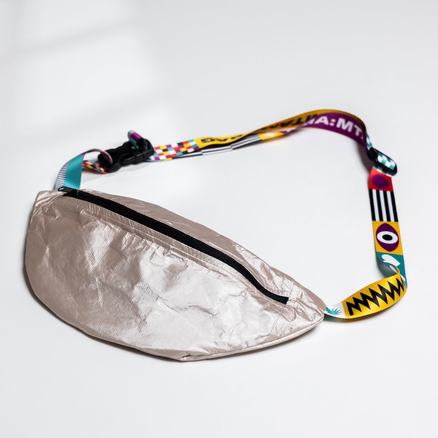 LUNA ledvinka maxi zlatá : barevný popruh