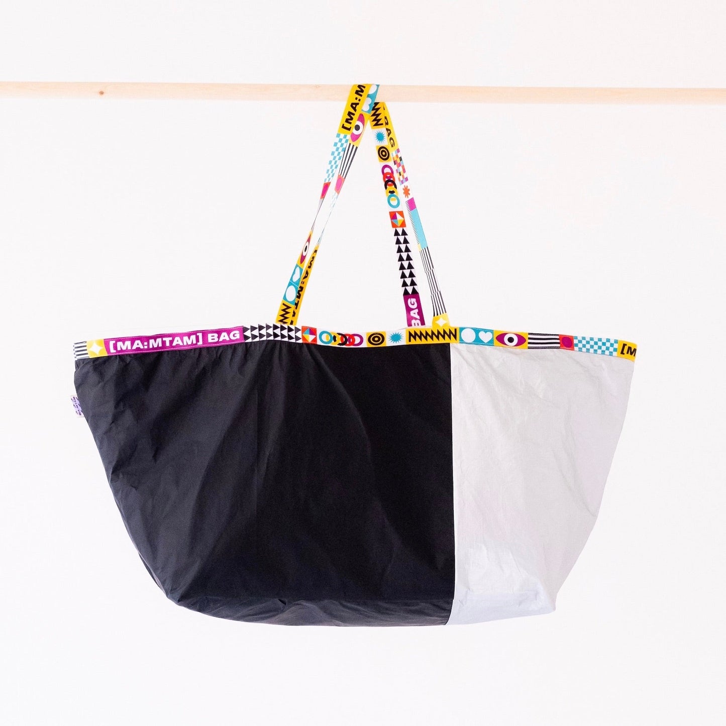 NOMAD shopper černo-stříbrná