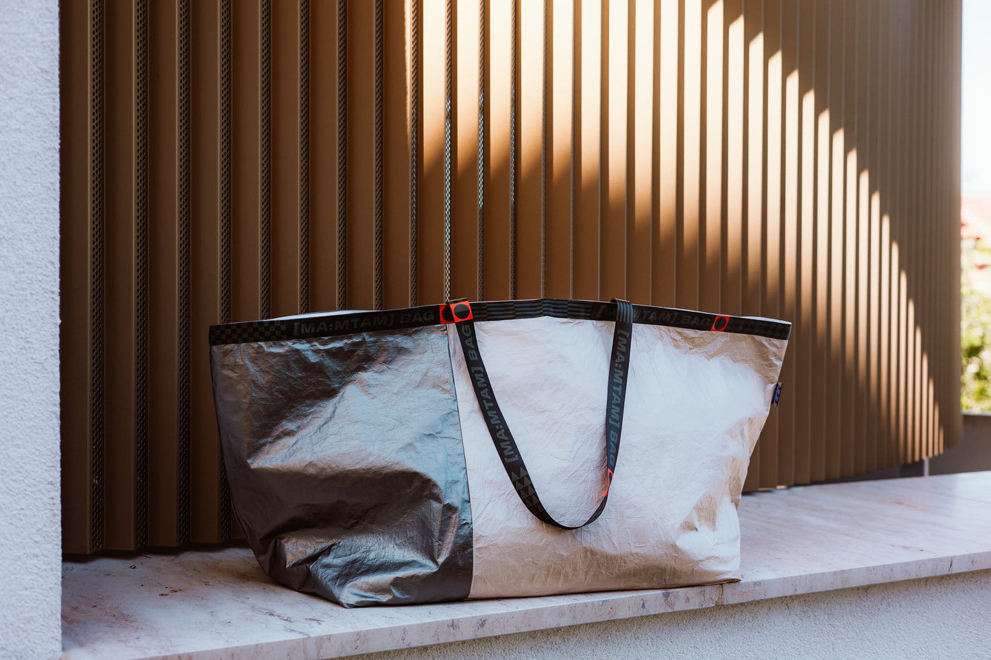 NOMAD shopper zlato-grafitová