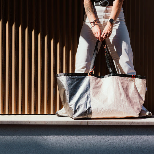 NOMAD shopper zlato-grafitová